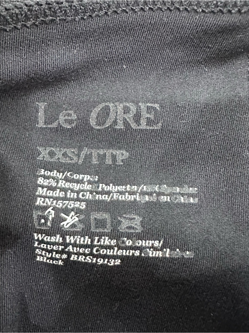 Le Ore Corso crossover leggings black XXS - Picture 9 of 9